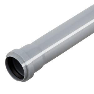 Труба канализационная Valfex Base d50x1500 мм пластиковая для внутренней канализации