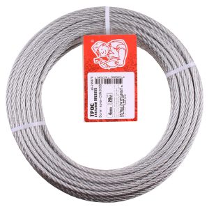 Трос стальной оцинкованный d4 мм DIN 3055 (20 м)