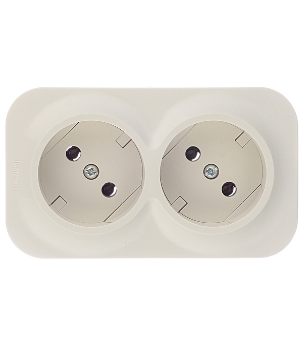 original-22731.jpg Розетка Legrand Quteo накладная слоновая кость (782261) — изображение 1