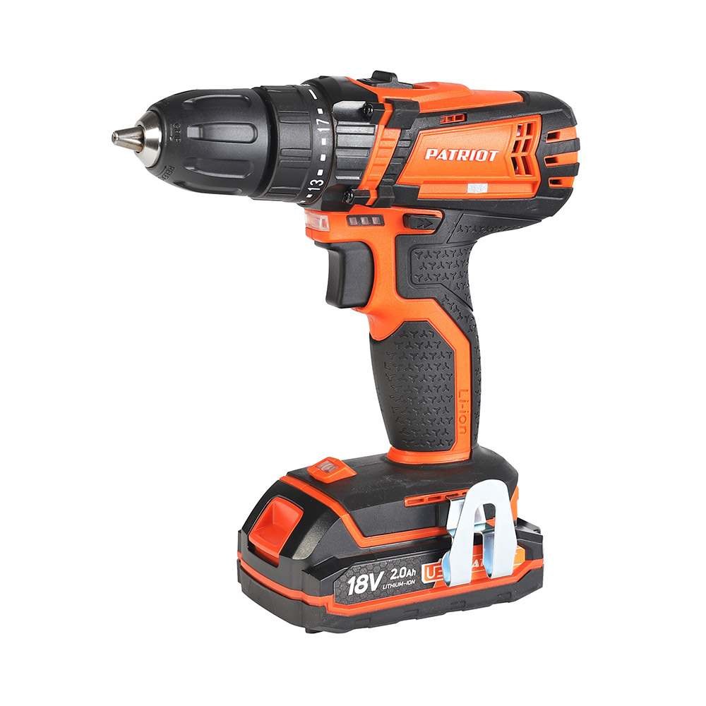 original-22747.jpg Дрель-шуруповерт аккумуляторная Patriot BR 181UES 18 В 2 Ач Li-Ion 2 АКБ и ЗУ (180201481) — изображение 1