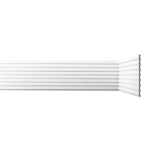 Панель декоративная из экополимера 200х2000х8 мм Bello Deco XPS СП 06/2 белая 0,4 кв.м