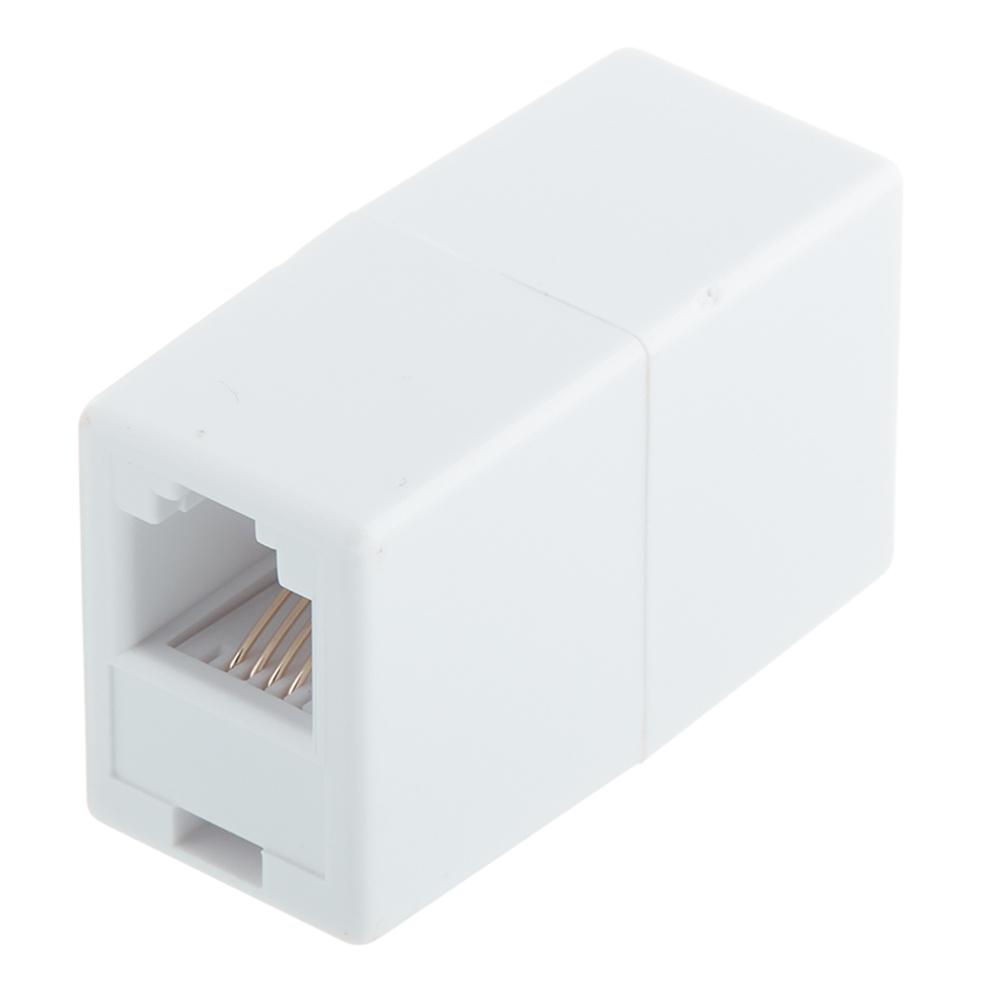 original-2292.jpg Проходник телефонный Rexant гнездо-гнездо 6P4C (03-0022-01) — изображение 1