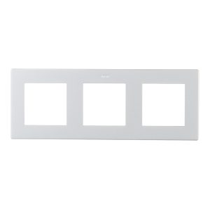 Рамка Simon 24 Harmonie трехместная алюминий (2400630-033)