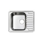 Мойка для кухни Iddis Strit 58,5х48,5х18 см врезная с крылом сталь (STR58SDi77)