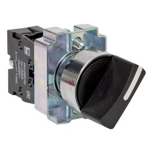 Переключатель EKF PROxima 230 В 1NO IP40 2P с фиксацией черный (xb2-bd21)