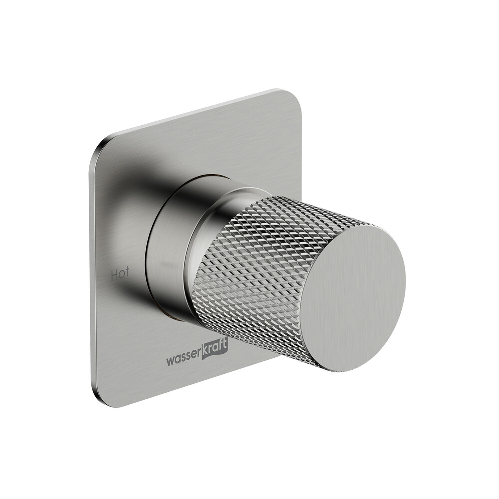 original-233.jpg Смеситель для душа встраиваемый WasserKraft Tauber однорычажный с переключателем без лейки никель (6451) — изображение 1