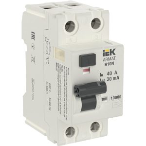 УЗО IEK Armat R10N 40А 2P тип AC 30 мА 10 кА (AR-R10N-2-040C030)