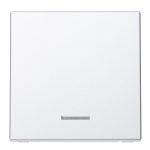 Выключатель Systeme Electric ArtGallery одноклавишный встраиваемый алюминий с подсветкой (GAL000313)