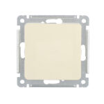 Выключатель Hegel Master одноклавишный встраиваемый слоновая кость (ВС10-411-01)