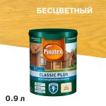 Антисептик Pinotex Classic Plus 3 в 1 декоративный для дерева бесцветный 0,9 л