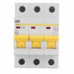 Автоматический выключатель модульный IEK Karat ВА 47-29 3P 20А тип C 4,5 кА 400 В (MVA20-3-020-C)