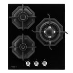 Варочная панель газовая Krona Albero 45 3 конфорки черная