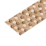 Панель стеновая пластик для кухни 3000х600х1,5 мм деревянная текстура