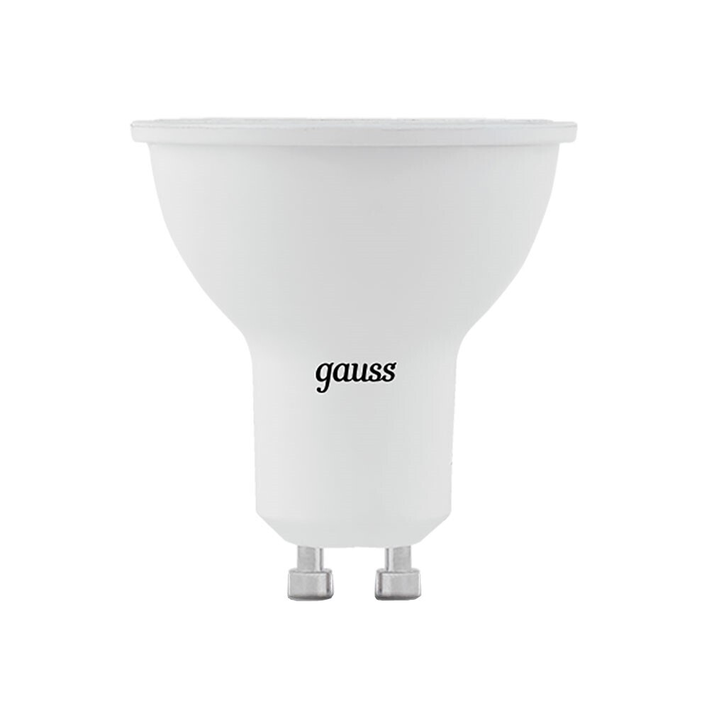original-2498.jpg Лампа светодиодная Gauss GU10 4100К 9 Вт 830 Лм 150-265 В рефлектор MR16 матовая — изображение 1