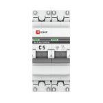 Автоматический выключатель модульный EKF PROxima ВА 47-63 2Р 5А тип C 4,5 кА 230 В (mcb4763-2-05C-pro)