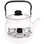 Чайник эмалированный Магнитогорская эмаль Kitchen 3,5 л белый