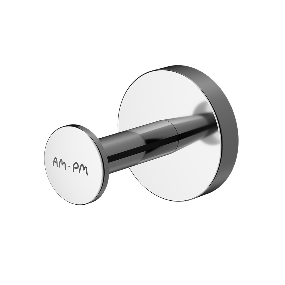 original-25190.jpg Крючок для ванной AM.PM Inspire одинарный на шуруп металл хром (A50A35800) — изображение 1