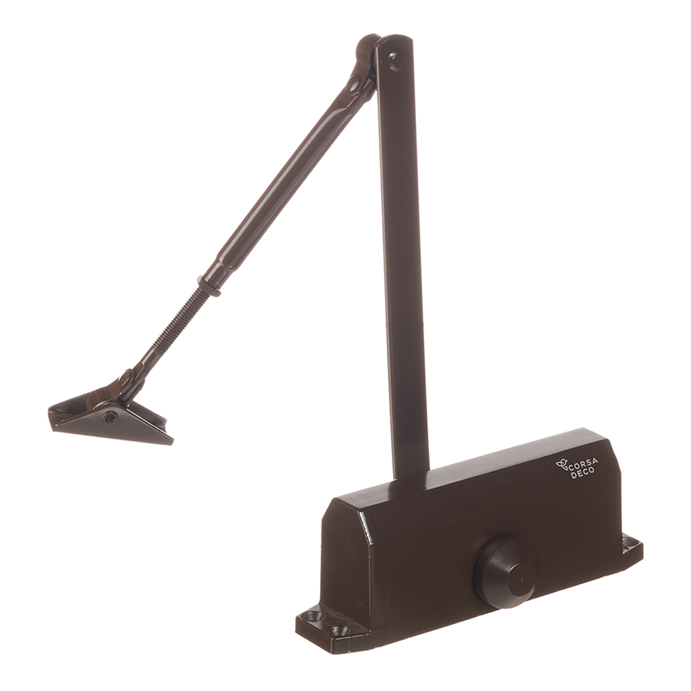 original-25215.jpg Доводчик дверной Corsa Deco (25-45 кг) коричневый — изображение 1
