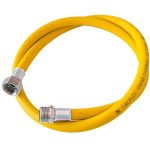 Шланг для газа ПВХ армированный Tuboflex 3/4 НР(ш) х 3/4 ВР(г) 180 см желтый