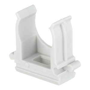 Крепеж-клипса для труб 20 мм Greenel серая (100 шт.) (GE50141)