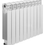 Радиатор биметаллический Rifar Base 500 мм 10 секций 1" боковое подключение белый