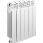 Радиатор биметаллический Rifar Base 500 мм 6 секций 1" боковое подключение белый