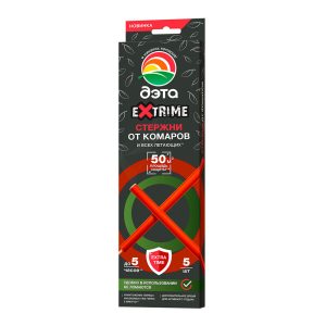 Средство для защиты от комаров и летающих насекомых стержни Дэта Extrime (5 шт.)