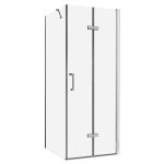 Душевой уголок Abber Zart хром 70х80х195 см прямоугольник стекло прозрачное 6 мм (AG08070P-S81)