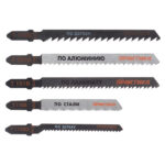 Пилки для лобзика Практика (036-384) универсальные криволинейный рез набор (5 шт.)