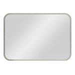 Зеркало с подсветкой прямоугольное 100х70 см с сенсорным включением Continent Valongo (ЗЛП2395)