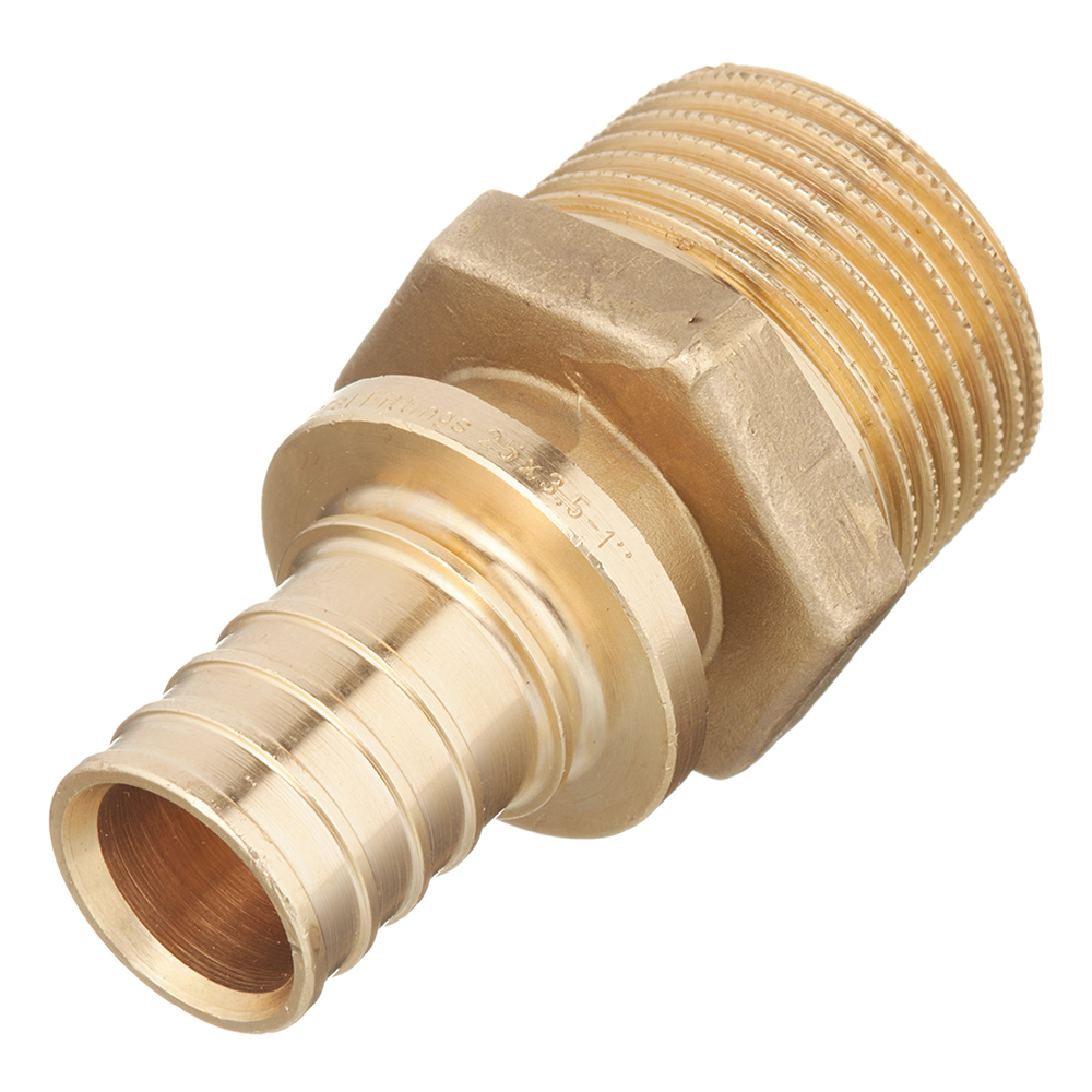 original-26111.jpg Соединитель прямой Stout 25 мм х 1 НР(ш) латунный (SFA-0001-002510) — изображение 1