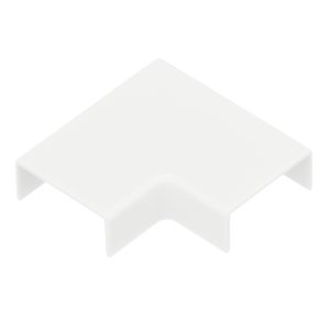 Угол плоский для кабель-канала DKC 22х10 мм белый (00407)