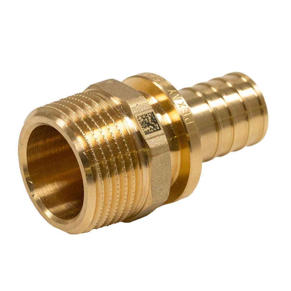 original-26388.jpg Соединитель прямой Рехау латунный 25 мм х 1/2 НР(ш) (11097091001) — изображение 1