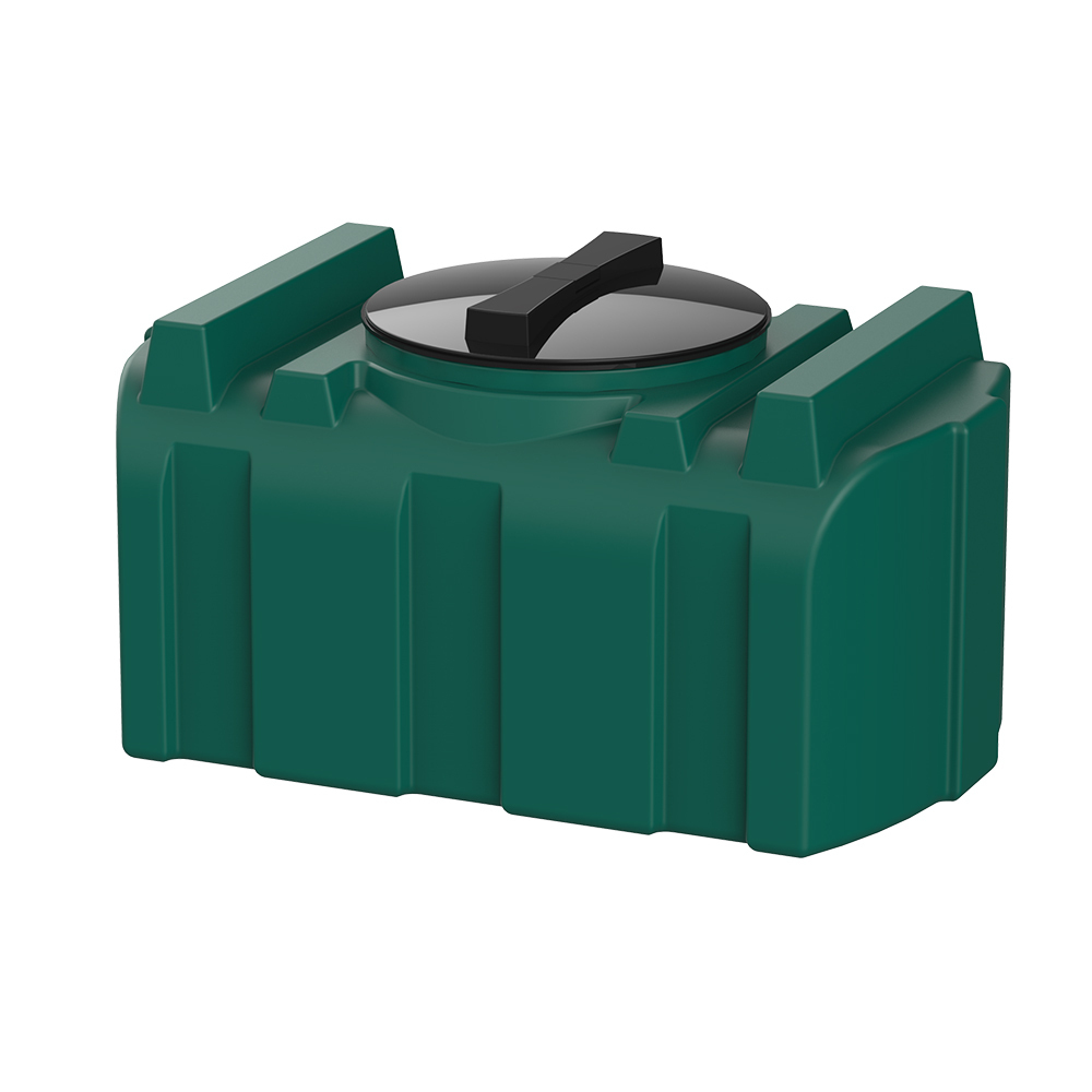 original-26455.jpg Бак для жидкостей Polimer Group R 100 100 л пластиковый с крышкой зеленый — изображение 1