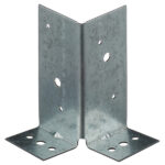 Опора столба универсальная оцинкованная 145х65х50х2 мм