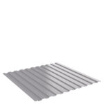 Профнастил С8 1,2х2 м 0,45 мм светло-серый RAL 7004