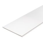 Панель ПВХ 250х3000х9 мм Stella бесшовная глянцевая белая 0,75 кв.м