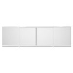 Экран для ванны фронтальный Метакам Caro ПВХ 180х54 см белый раздвижной (4650208862090)