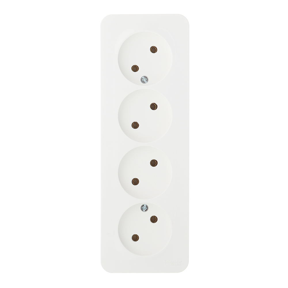 original-26902.jpg Розетка Systeme Electric Blanca накладная молочная (BLNRA000412) — изображение 1