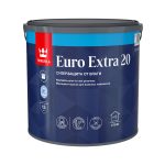 Краска моющаяся Tikkurila/Tikkivala Euro Extra 20 база А белая 2,7 л