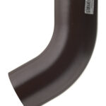 Колено трубы Grand Line металлическое d90 мм 60° коричневое RAL 8017