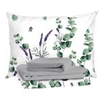 Комплект постельного белья Евро тенсель Mona Liza Chloe зеленый с простыней 240х260 см