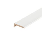 Наличник телескопический Next 1 70х25х2200 мм ПВХ эмалит белый прямой (1 шт.)