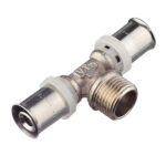 Тройник VALTEC (VTm.233.N.160416) 16(пресс) х 1/2 НР(ш) х 16(пресс)