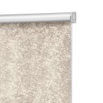 Рулонная штора блэкаут 70х160 см Decofest Марбл мини бежевая