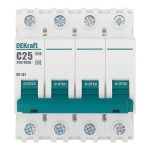 Автоматический выключатель модульный Dekraft BA-101 4Р 25А тип C 4,5 кА 230/400 В (11092DEK)