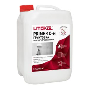 Грунт Litokol Primer C-m глубокого проникновения 5 кг