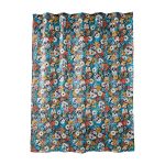 Штора для ванны Moroshka Los Muertos 1800х2000 мм полиэстер красная/синяя (T690-2)