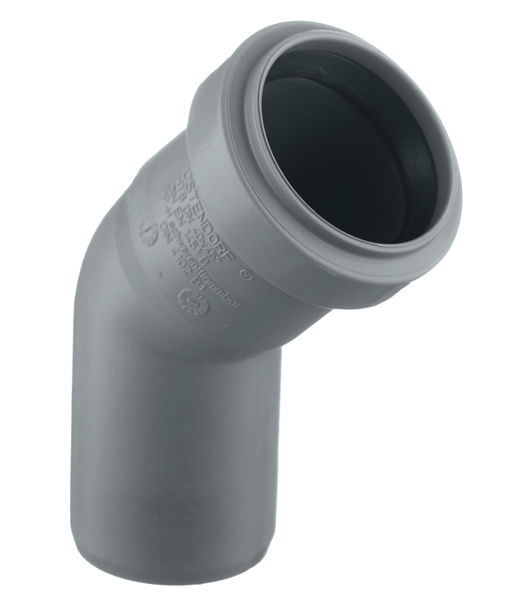 original-27438.jpg Отвод Ostendorf НТВ d40 мм 45° пластиковый для внутренней канализации (111120) — изображение 1