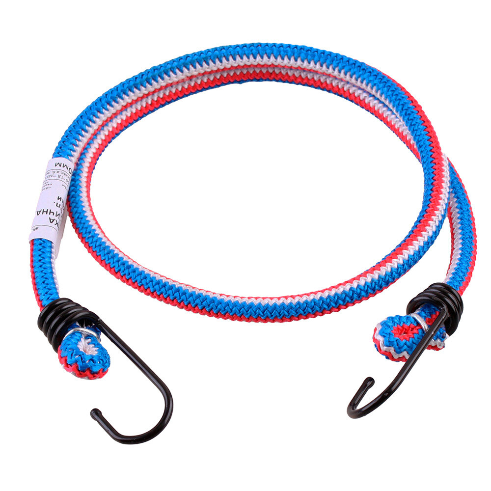 original-27830.jpg Веревка эластичная d7 мм 0,8 м с металлическими крюками — изображение 1